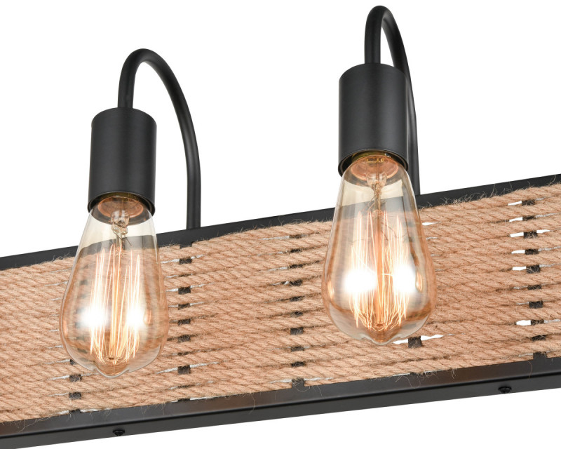 Бра 15*60*24 см, 4*E27 черный, коричневый Vele Luce Tower VL6362W04