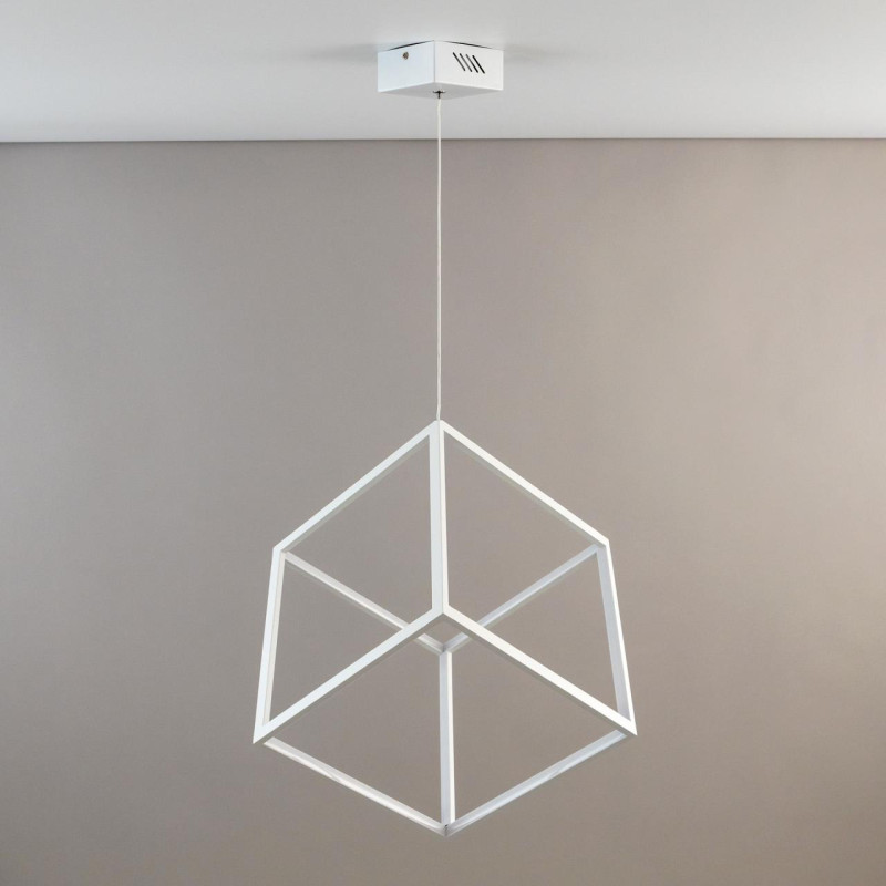 Подвесной LED светильник Citilux Куб CL719300 Белый, 40W*4000K