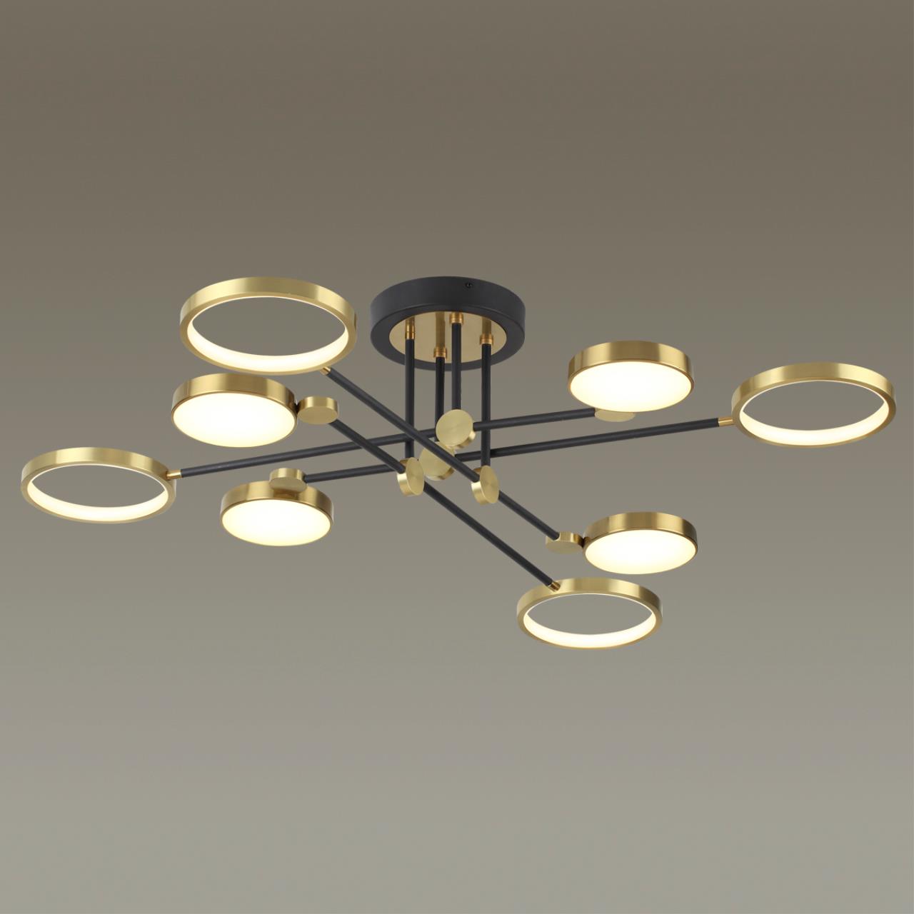 Потолочная светодиодная люстра Диаметр 126 см 75 вт Odeon Light Denzel 4320/75CL