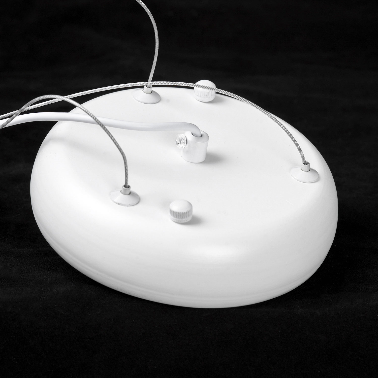 Подвесной светильник 44*25-160 см, 1*LED, 36W, 3000K, Lussole Crook LSP-7361, белый