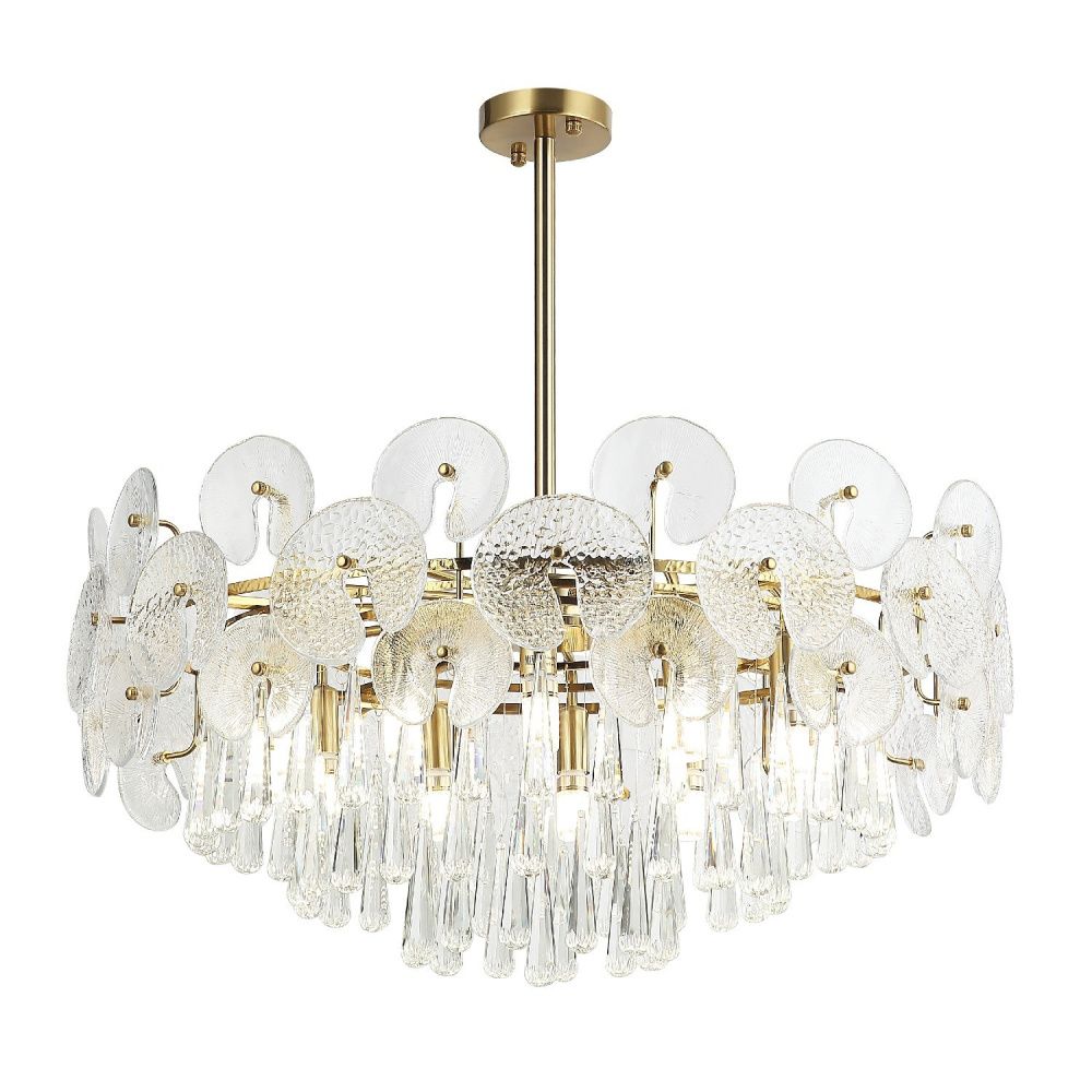 Люстра 80*80*42 см, 12*E14 Gerhort G21071/12AB, Античная бронза