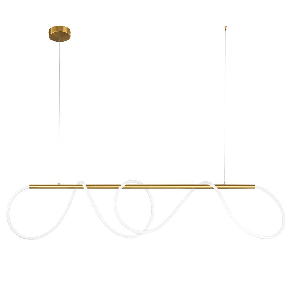 Подвесной светильник 150 см, 44W, 3000K, Loft IT Thread 10388P/B Brass, бронза