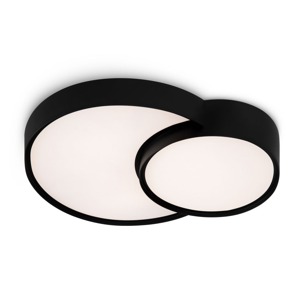 Светильник 50*40*-9 см, *LED*72W, 3000-7000K, Freya Товары FR6094CL-L72B, Черный