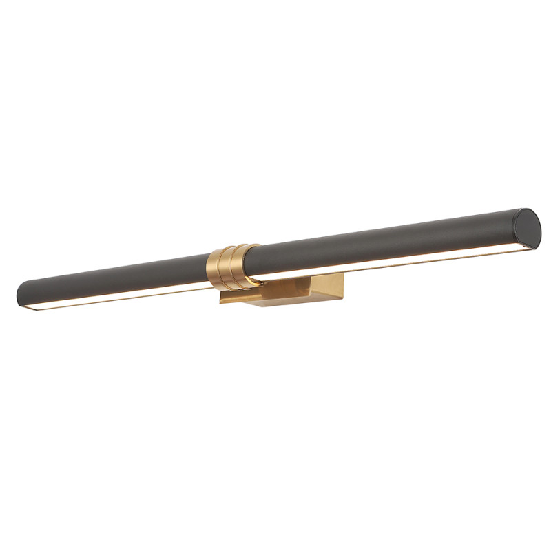 Бра 65*5 см, LED*16W  Черный/Латунь Crystal Lux PRADA AP16W BLACK