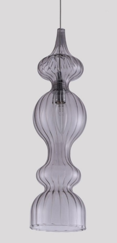 Светильник подвесной 13 см, Crystal Lux IRIS SP1 A SMOKE Хром