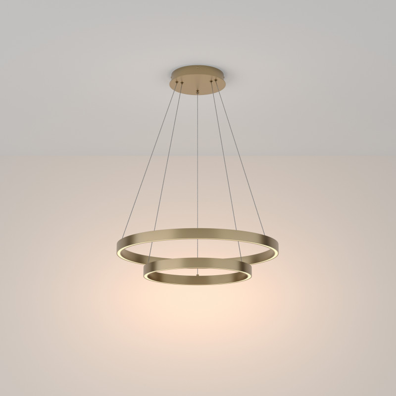 Светильник 60 см, 61W, 3000K Maytoni MOD058PL-L55BS3K, латунь