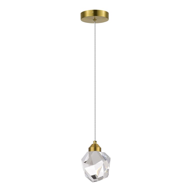 Подвес 12*200 см, LED*1*3W, 3000K, St Luce Cascato SL6114.203.01, Золотистый