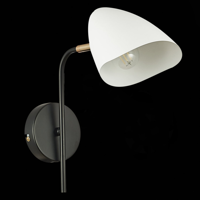 Бра 13 см,  EVOLUCE SATTA SLE103601-01 Черный, Золотой