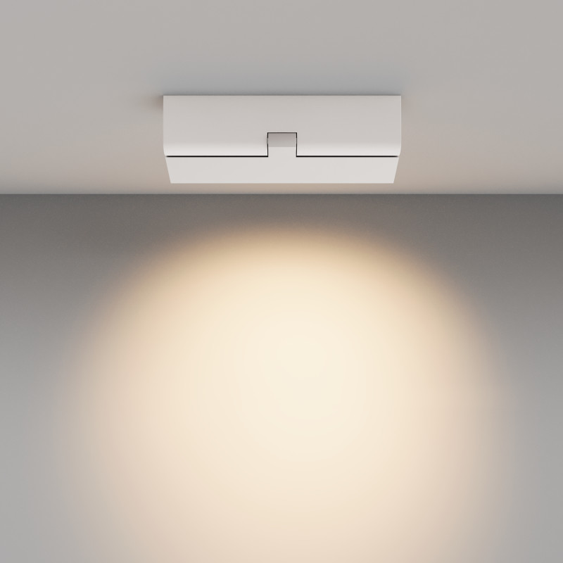 Накладной светильник 22*2,3*8,8 см, LED, 12W, 3000К, Maytoni Technical Points Rot C136CL-12W3K-W белый