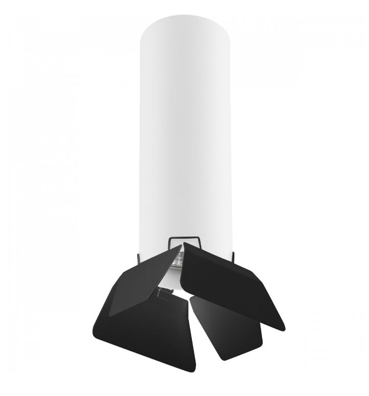 Светильник накладной Lightstar Rullo R496437, белый-черный