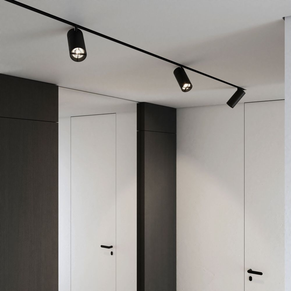 Трековый светильник магнитный 12*6*19 см, LED, 13W, 4000K, Elektrostandard Slim Magnetic 85524/01, черный