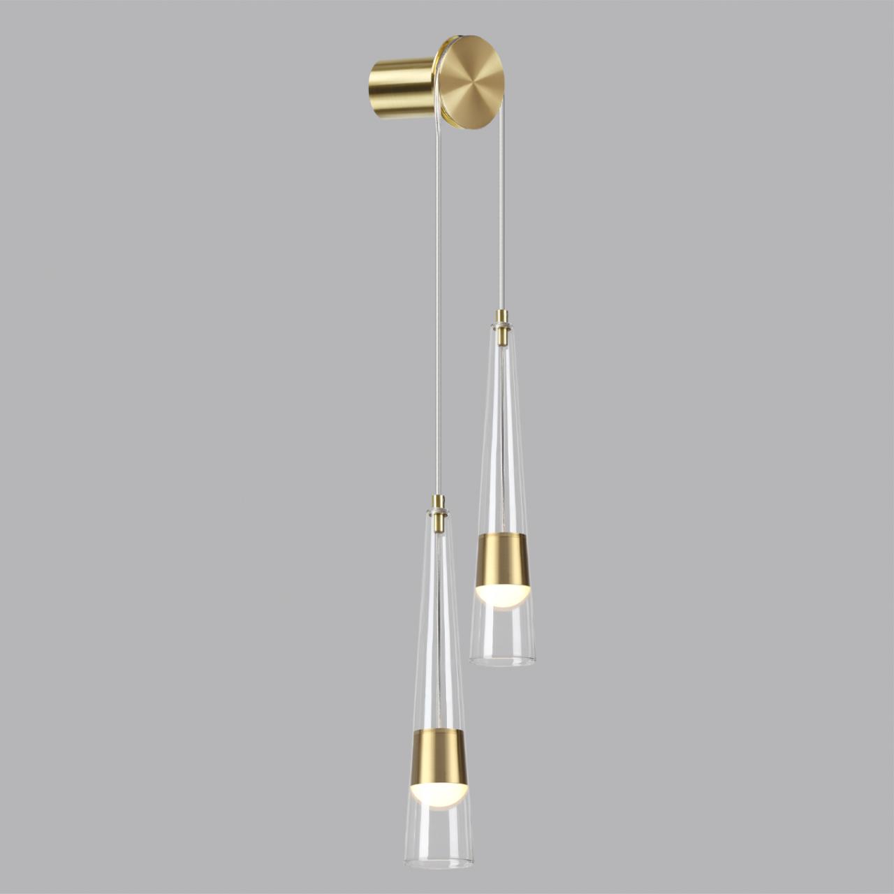 Бра 16*100 см,  LED*W, 3000 К, Odeon Light Lump, золотой 5043/24WL