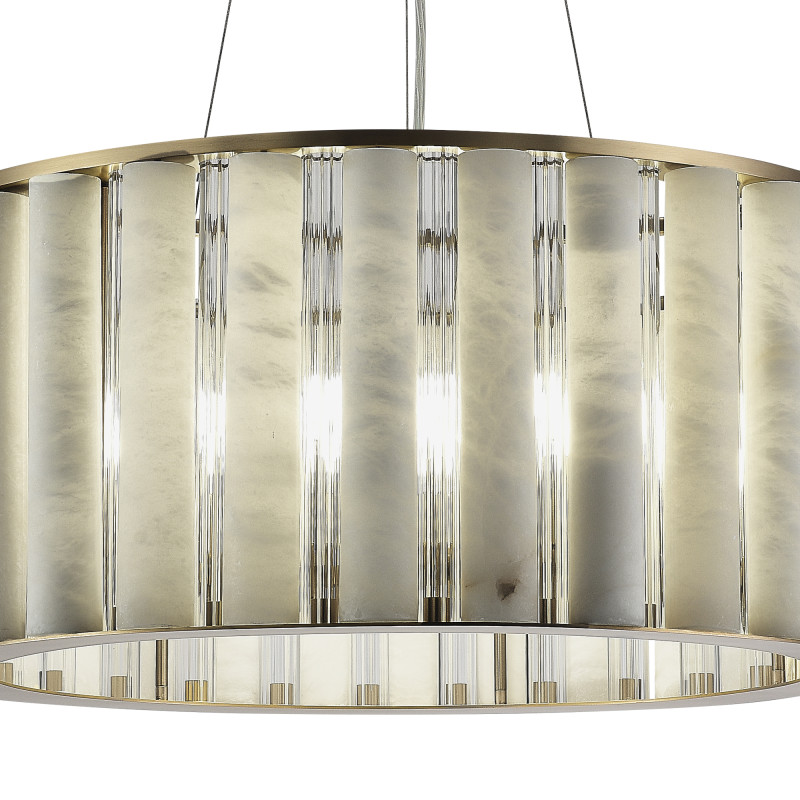 Подвесная люстра 60*150 см, E14, 40W, ST-Luce DELIGHT SL1516.303.08 бронзовый