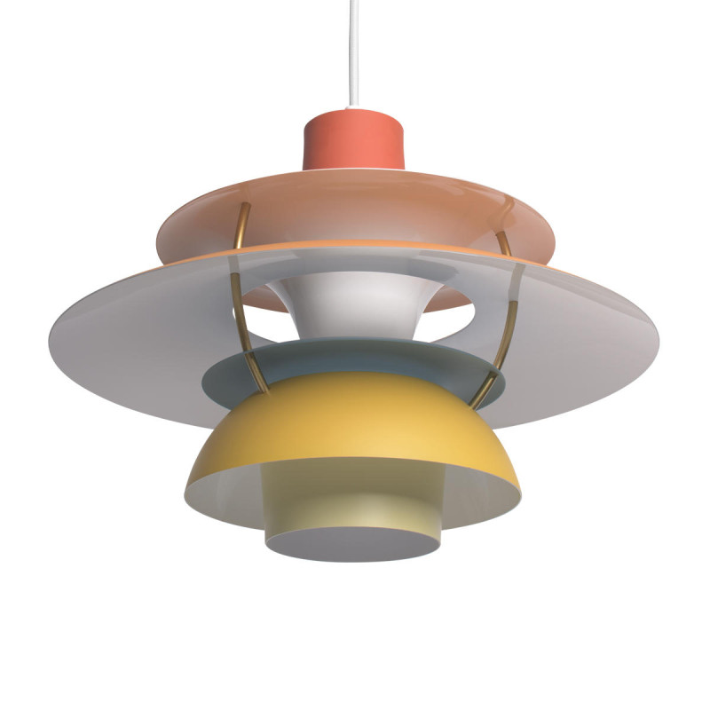 Светильник *40 см, 1*E27*40W, Loft It 10113 Orange Floret, Оранжевый