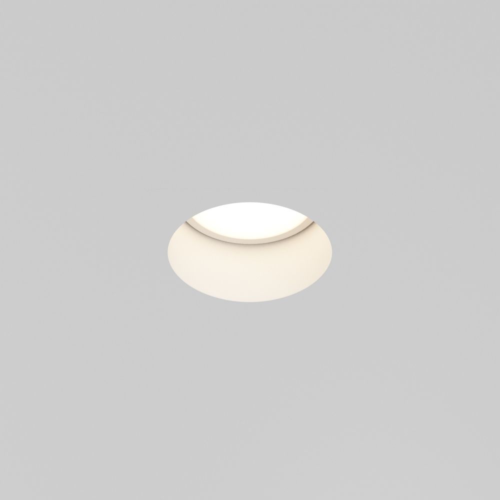 Встраиваемый светильник  DL123-GU10-01-W 8*8*-5,5 см, 1*GU10*10W, K, Maytoni technical Gyps Modern DL123-GU10-01-W, Белый