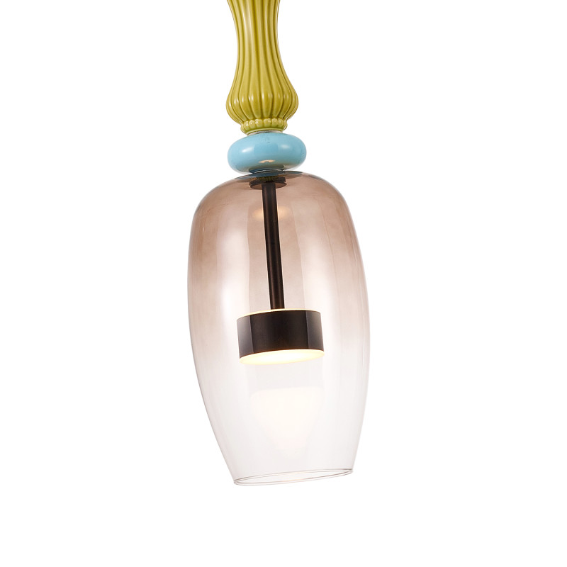 Подвесной светильник 15*180 см, LED, 9W, 4000К, Favourite Dolci 4463-1P черный