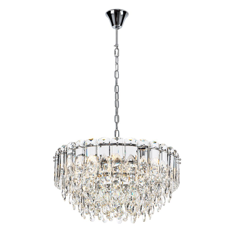 Подвесная люстра 60*105 см, 12*Е14, 25 м2 MODELUX ML.7220.600 CR хром