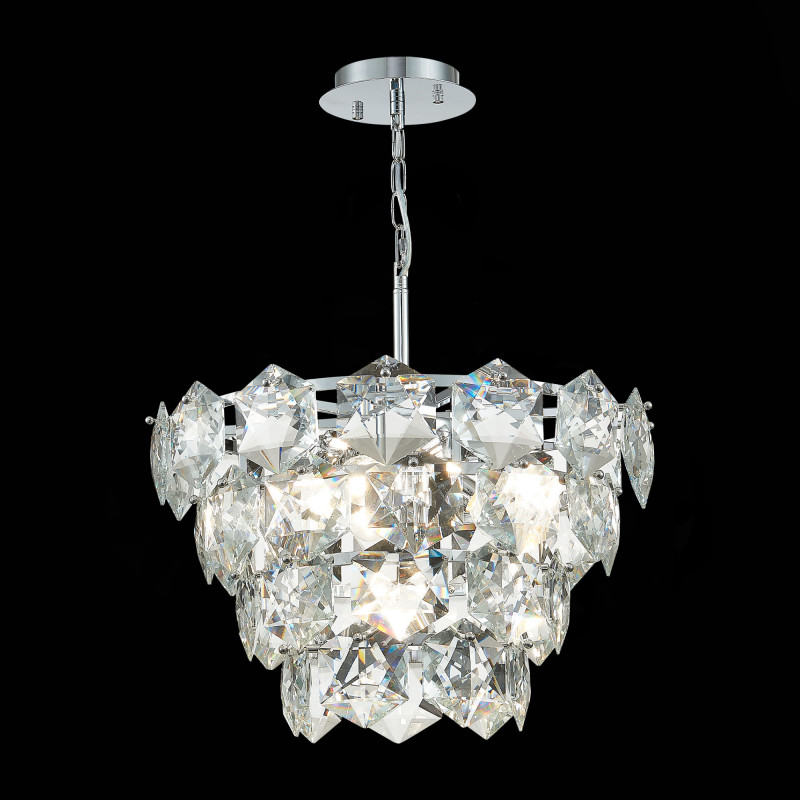 Люстра подвесная 46 см, 240W, ST LUCE VITERBO SL1631.103.06 Хром