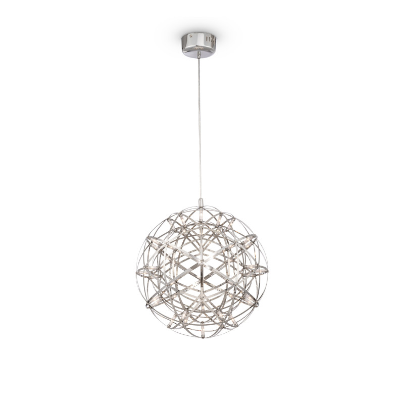 Подвесной светодиодный светильник Freya Amber FR5099PL-L21CH, 26W LED, 3000K, диаметр 40 см, хром