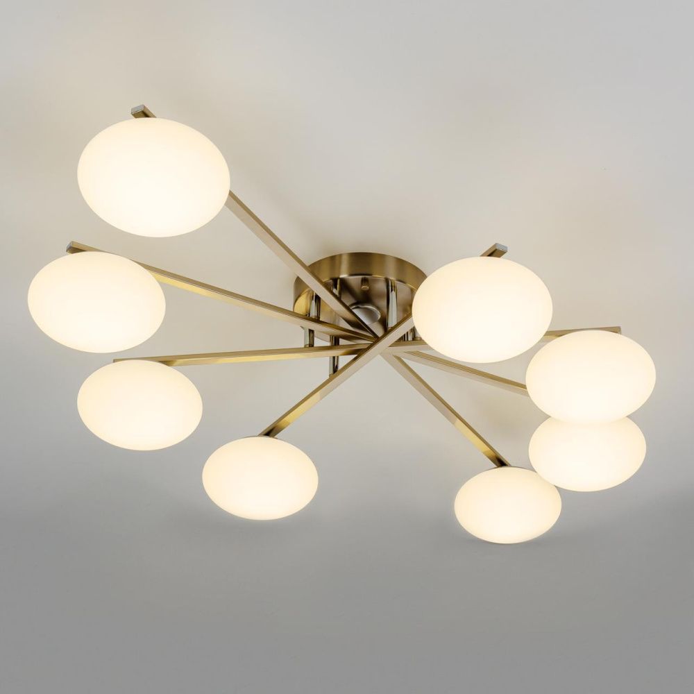 Светильник 110 см, 96W, 3000-5500K, Citilux ATMAN SMART CL226A181 LED RGB, матовый хром