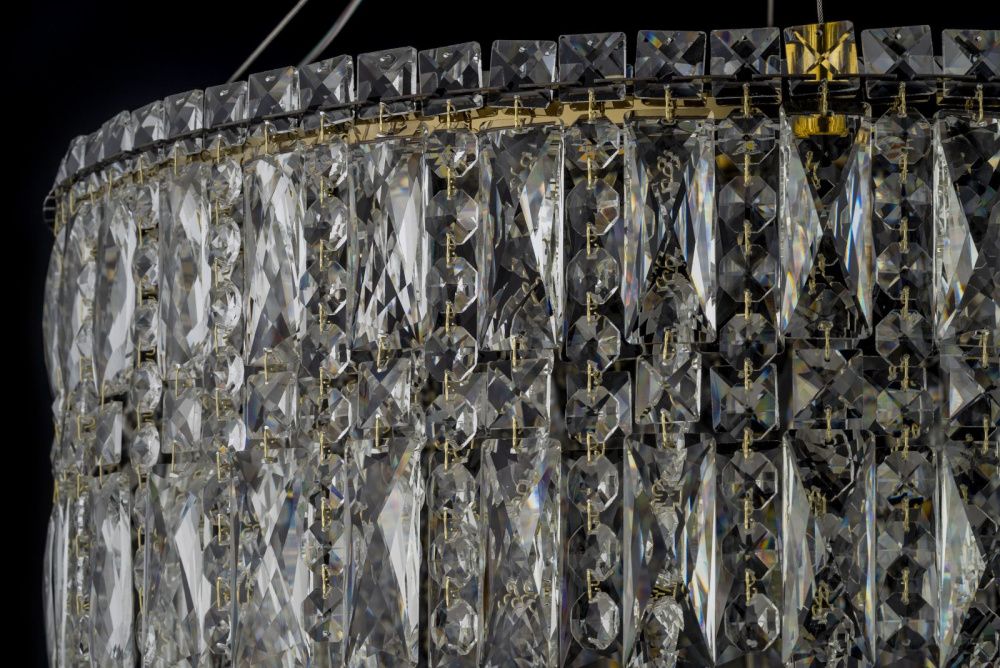 Люстра подвесная *60*30 см, Led лента*LED*68W, 3000/6000K, Arti Lampadari Ovindoli Gold Ovindoli L 1.5.60.102 G, Золото