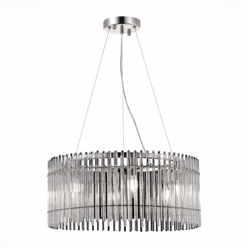 Люстра подвесная 52 см, 240W, ST LUCE EPICA SL1656.113.06 Никель
