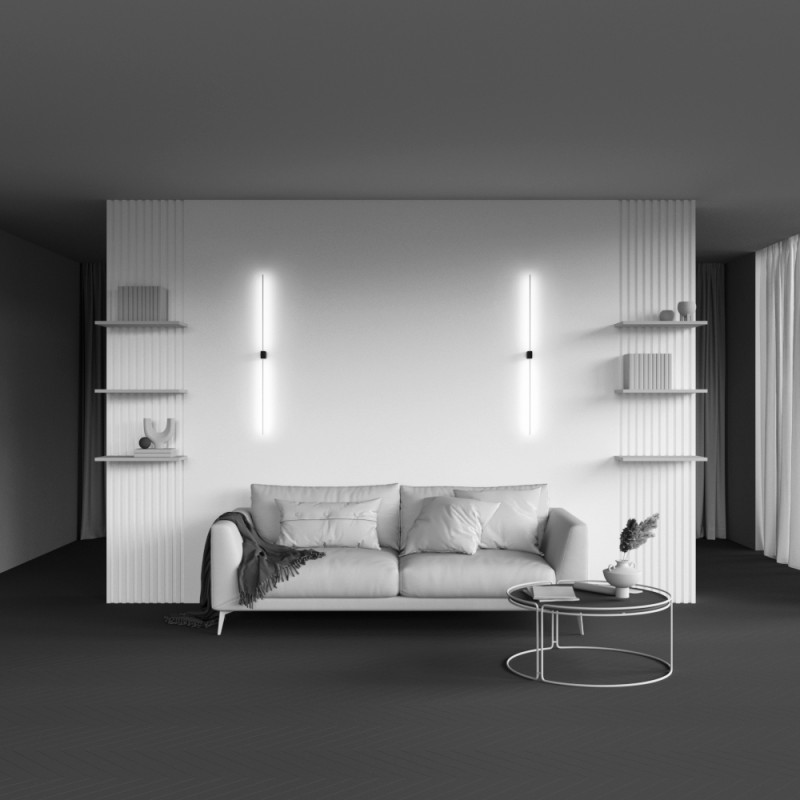 Бра 104,9*7*3 см, LED, 12W, 3000К, Maytoni Technical Pars C071WL-L12W3K белый