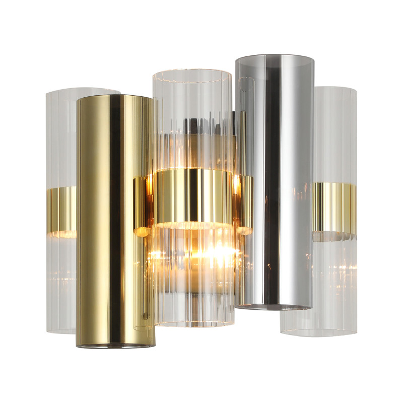 Бра 18*32*25 см, 2*E14, 120W, Favourite Rulla 4477-2W золотой