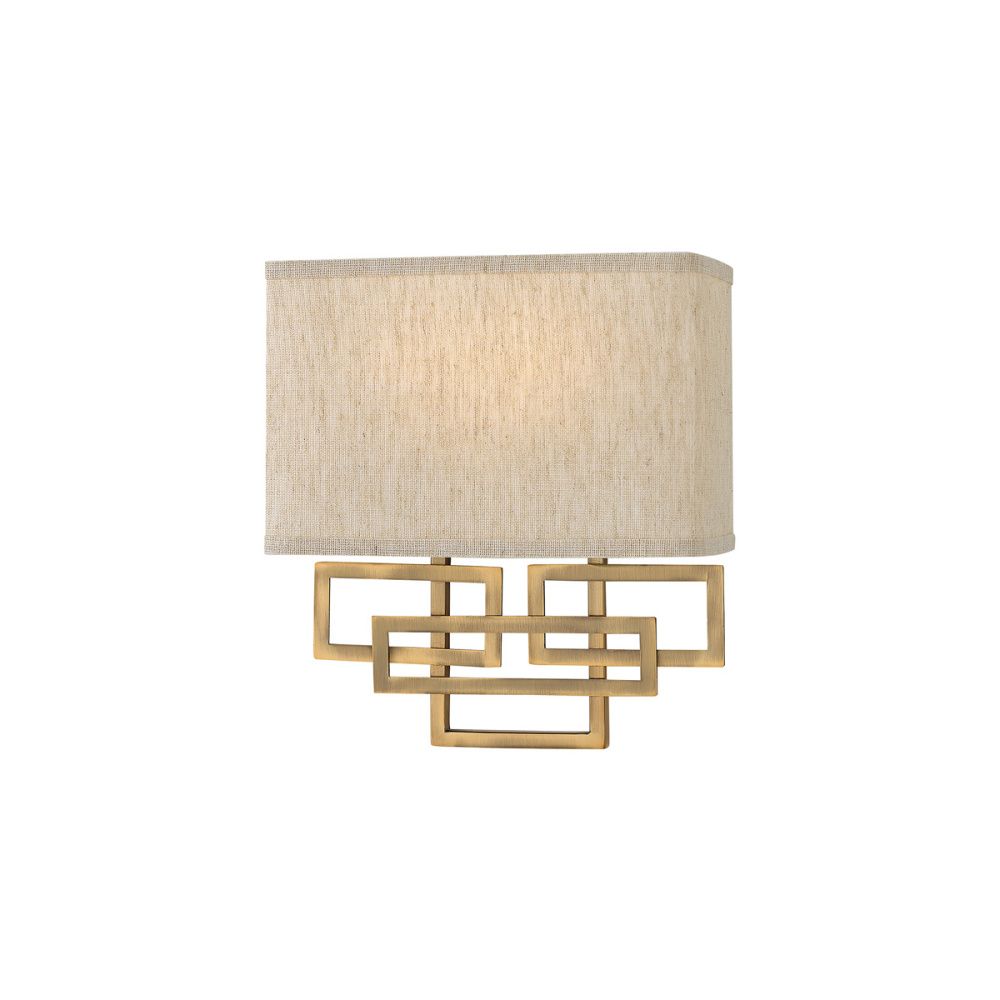 Бра 10*25*32 см, E14*60W, Natural Concepts Hinkley Lanza HK-AVON3-BATH, матовый черный