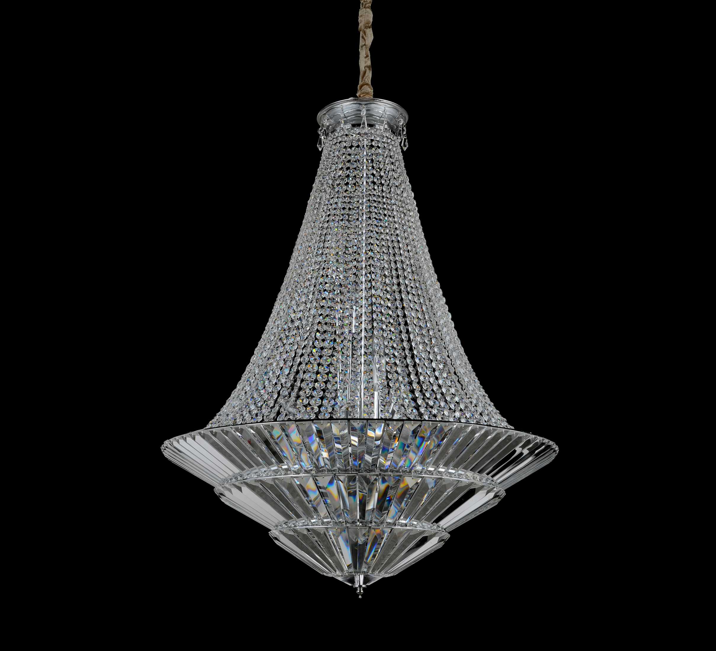 Люстра 810*1000, 22*E14, 60W NewRgy Cristallo 8731/22C CHROME, Хром
