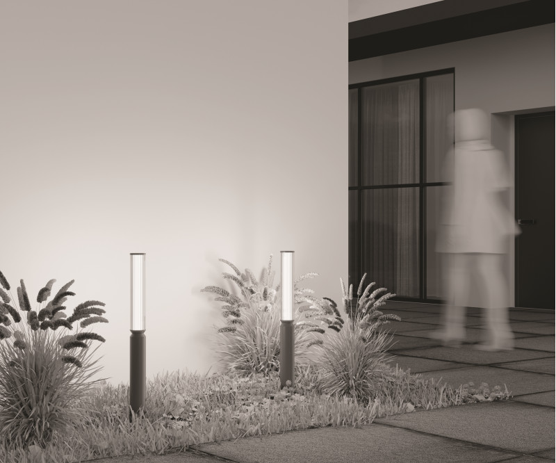 Садово-парковый светильник 7,5*78,5 см, LED, 12W, 3000К, Maytoni Lit O593FL-L12BR3K коричневый