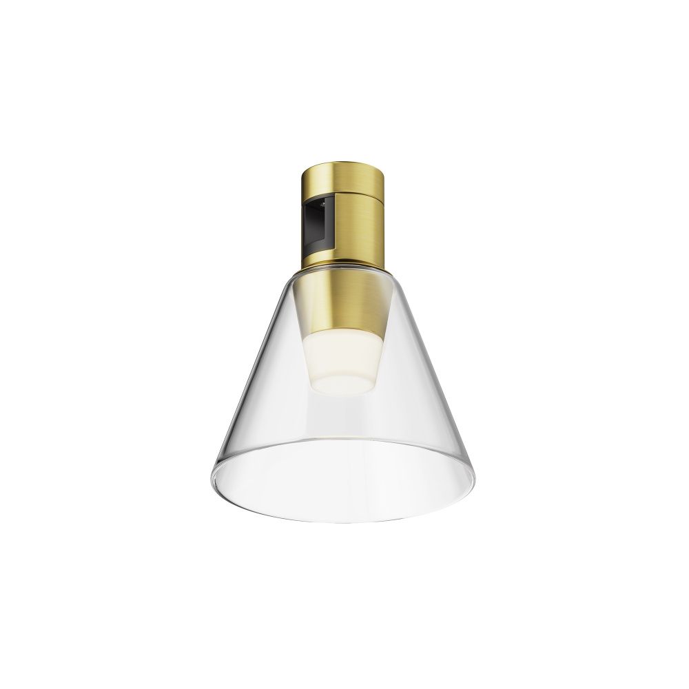 Трековый светильник Bianca Flarity 4000K 3Вт 120°, 10,2 см, LED*3W, Maytoni TR147-1-3W4K-BS, Латунь