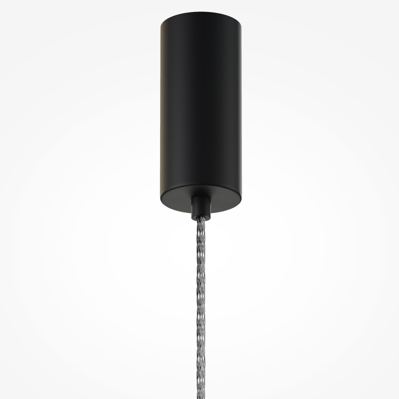 Подвесной светильник 8*8*384 см, LED, 12W, 3000К, Maytoni Ordo MOD272PL-L12B3K черный
