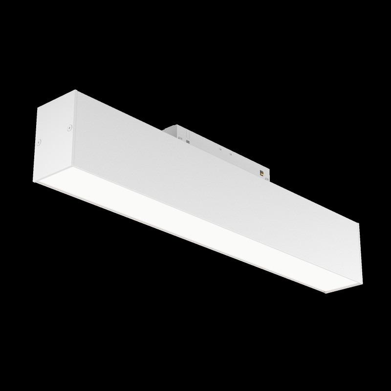 Светодиодный светильник 30 см, 12W, 4000K, Maytoni Technical Basis S35 TR012-2-12W4K-W, белый трековый
