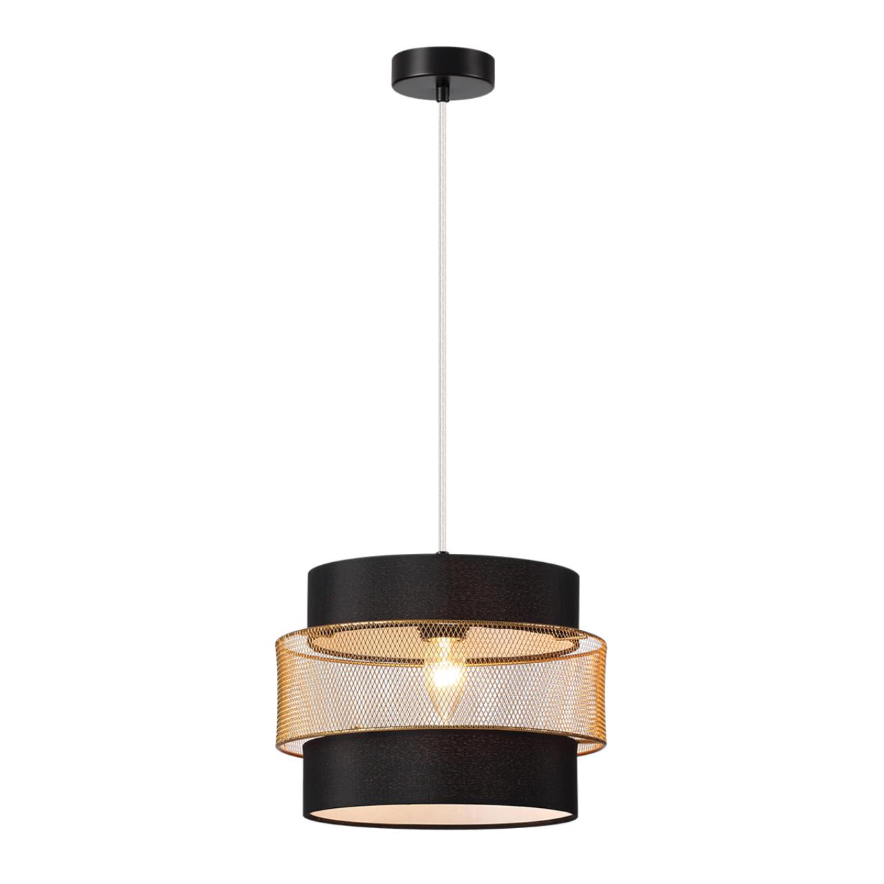 Подвесной светильник 28*175 см, 1*E27 Lumion ANIMAISA 8003/1A черный, золотой