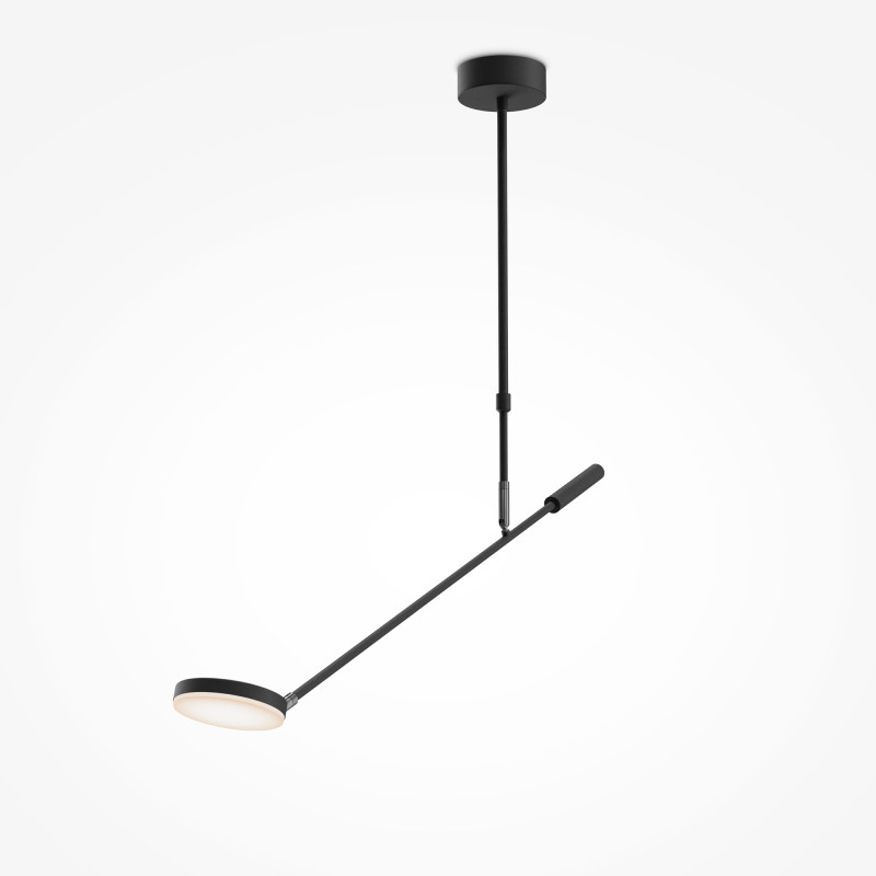 Подвесной светильник 88,4*88,4*98,9 см, LED, 8W, 3000К, Maytoni FAD MOD070CL-L8B3K черный