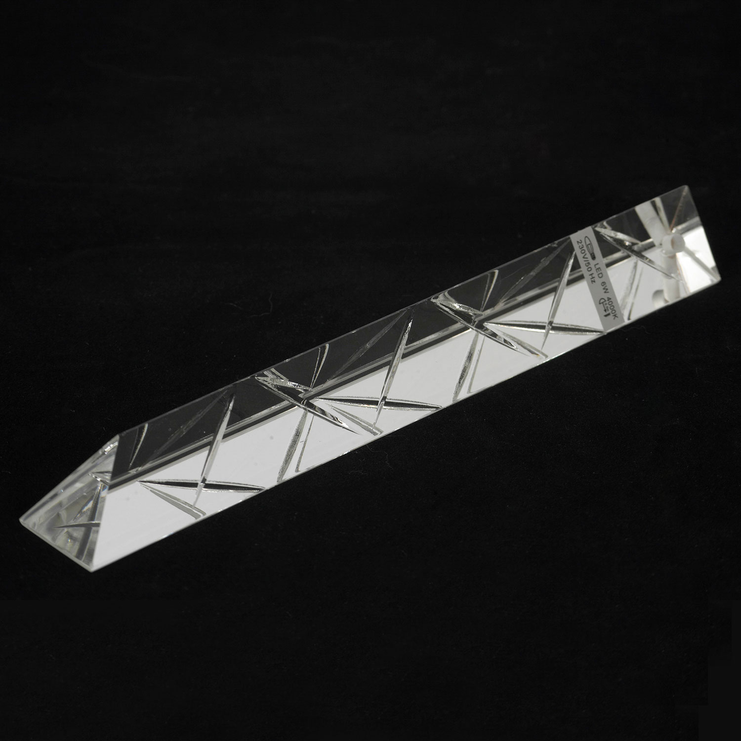 Подвесной светильник Lussole LSP-7097, 10*45 см, хром