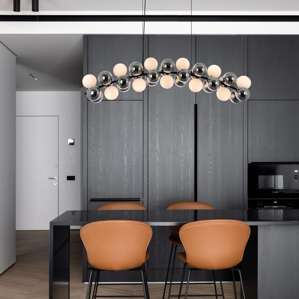 Подвесной светильник 24*25*120 см, 11*G9 MODESTYLE MS.8055.11 BK черный