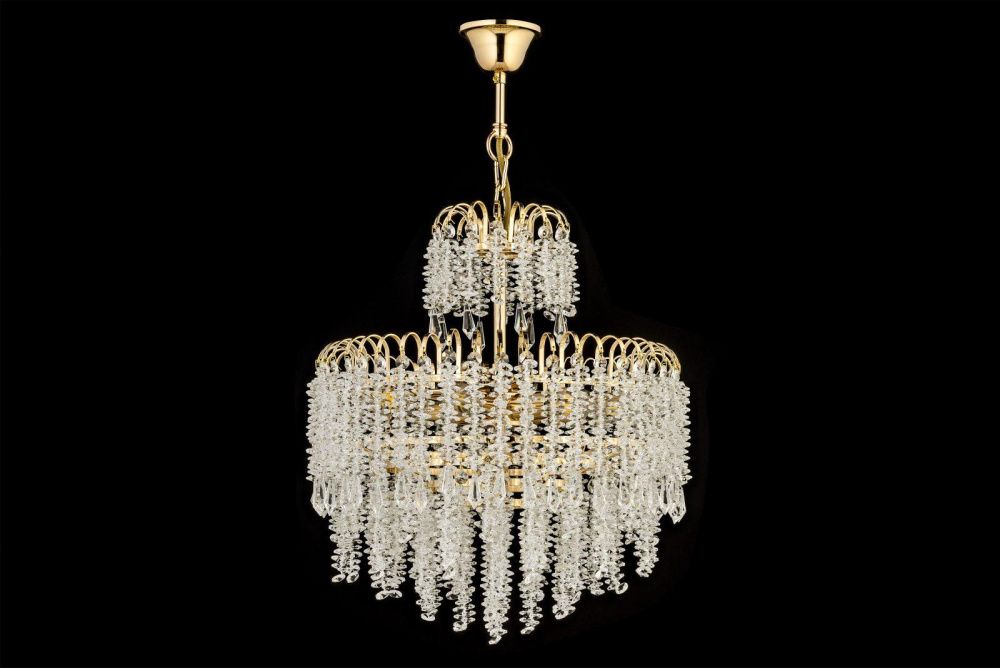 Люстра подвесная *40*45 см, 5*E14*40W, Arti Lampadari Daverio Gold Daverio E 1.5.40.105 G, золотой