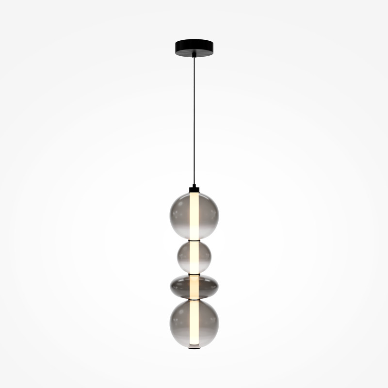 Подвесной светильник 20*20*387 см, LED, 36W, 3000К, Maytoni Futuro MOD307PL-L36B3K черный