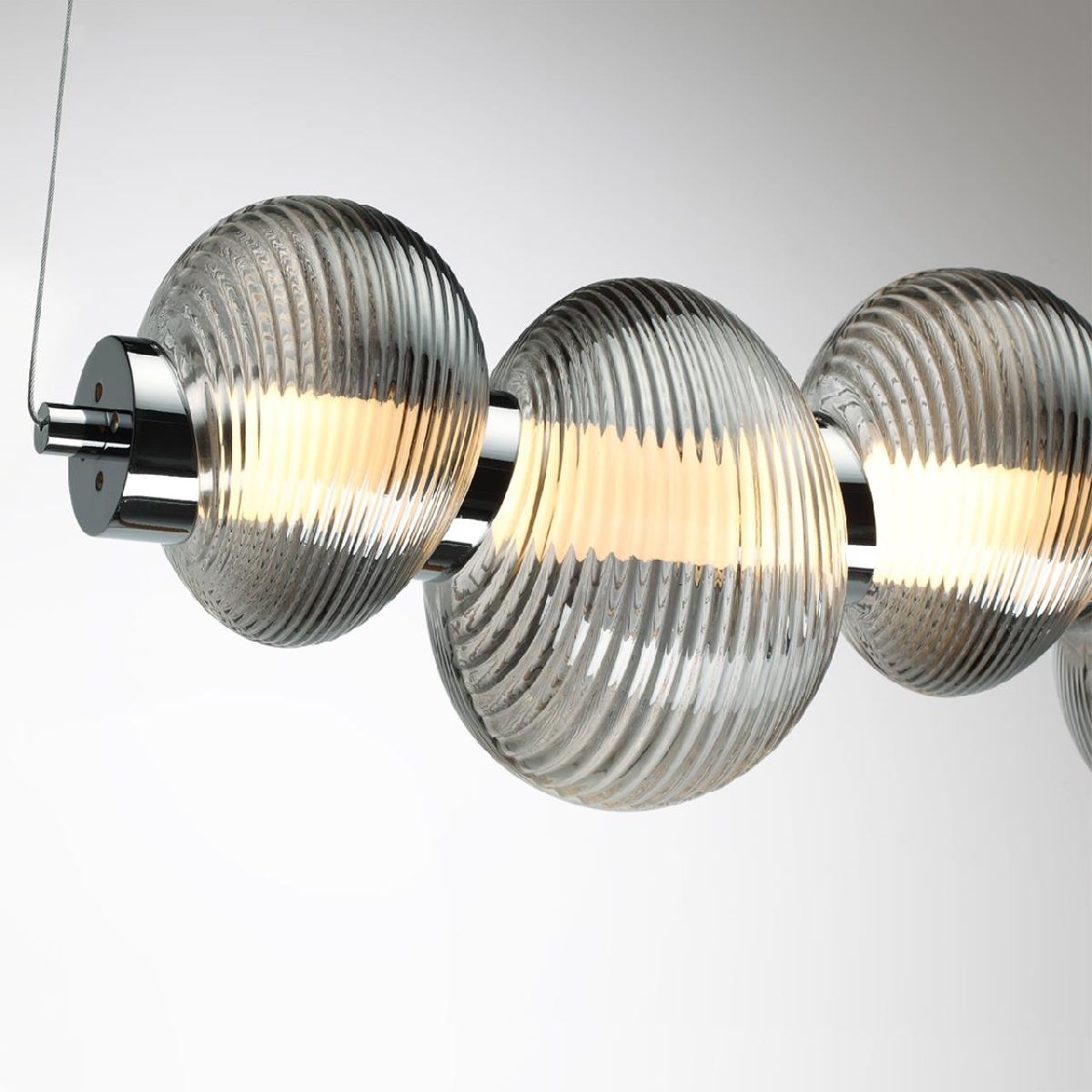 Подвесной светильник 77 см, 24W, 4000K, Odeon Light L-vision Bruco 5096/24L, хром