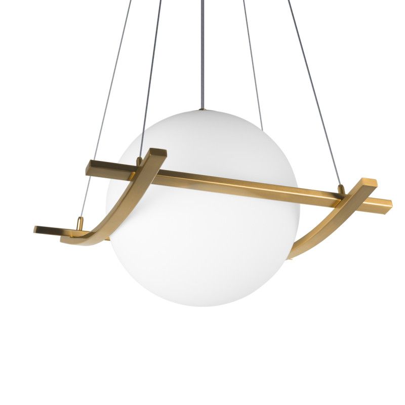Подвесной светильник 38*38*-27,5 см, 1*E27*40W, LOFT IT Swing 10424/250, бронзовый