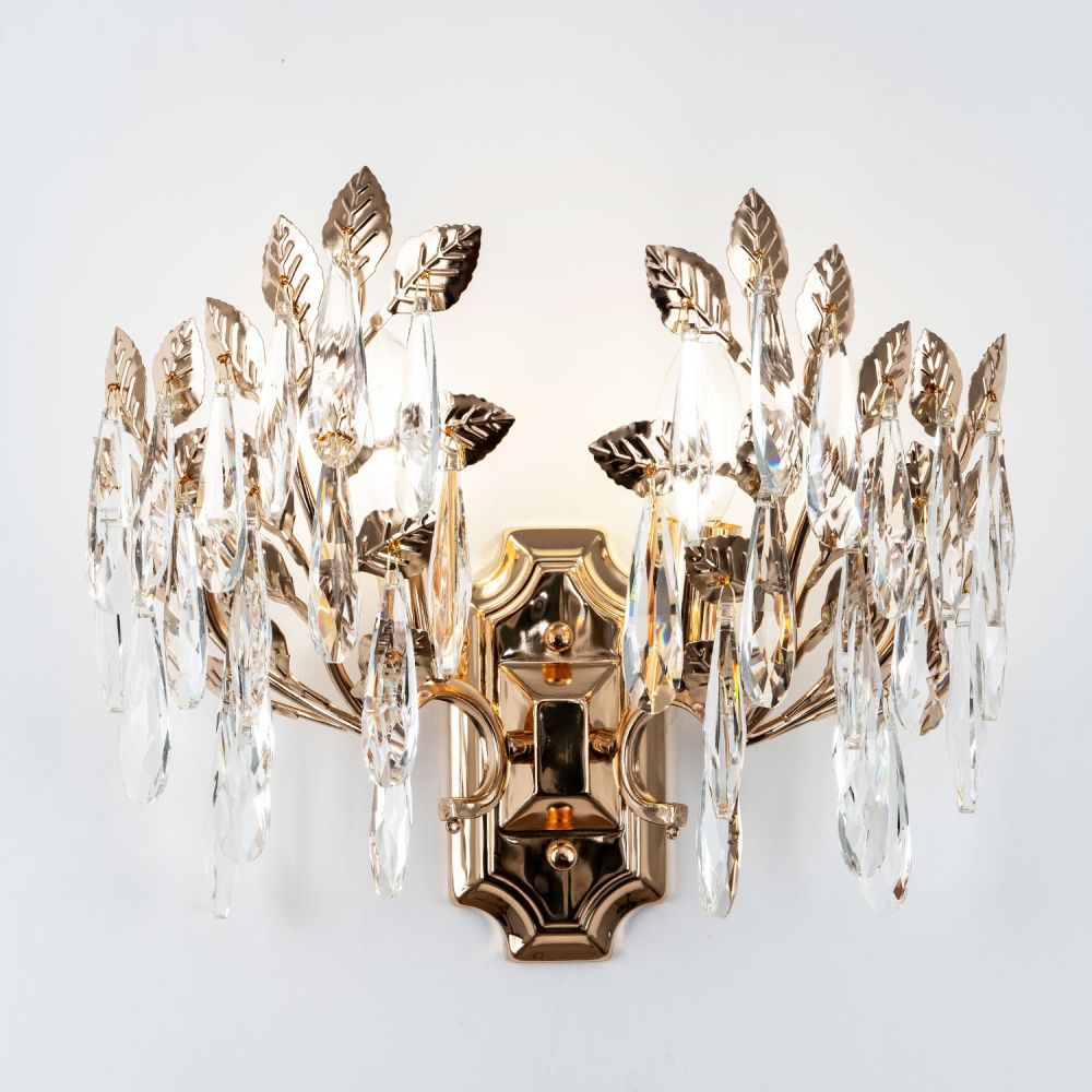 Настенный светильник 30*3*60 см, 2*Е14 MODELUX ML.6747.02 GD золото