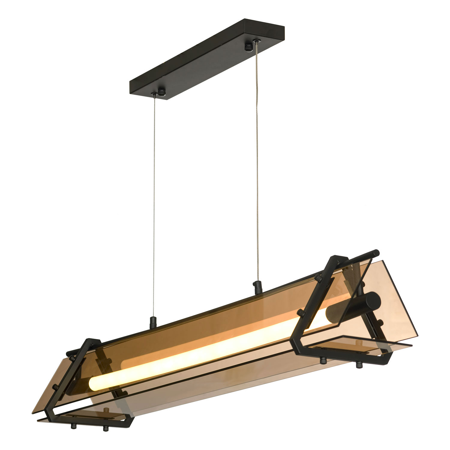 Линейно-подвесной светильник Lussole LSP-7023, 100*35 см, черный