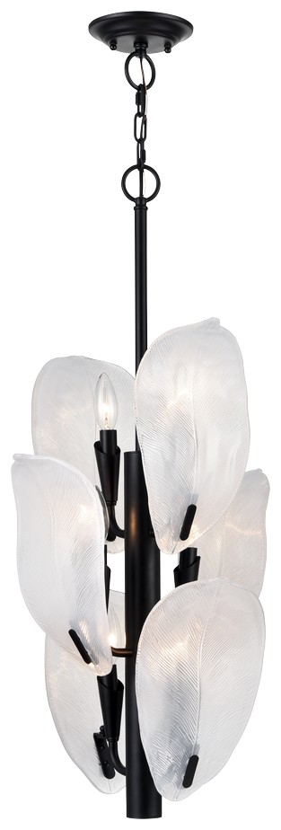 Подвесная люстра 28 см, Wertmark Gracia WE330.06.023, черный