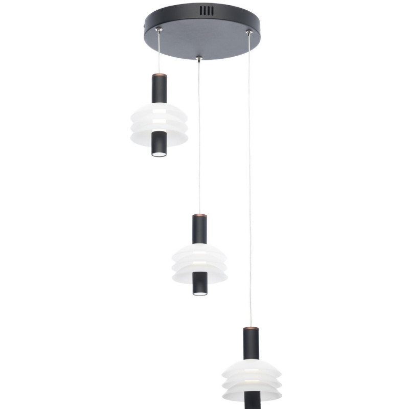 Светильник подвесной 35*185 см LED*16 W, 4000 К Citilux Майя Черный CL202031