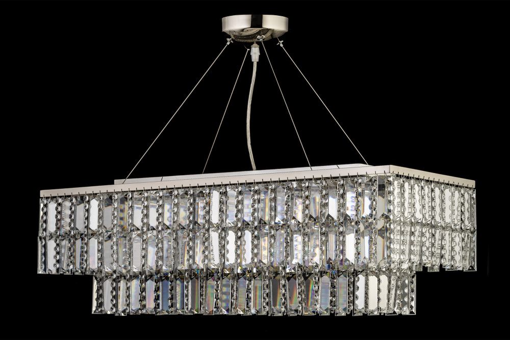 Люстра подвесная **20 см, 8*G9*40W, Arti Lampadari Milano Milano E 1.5.70x25.101 NT, Никель