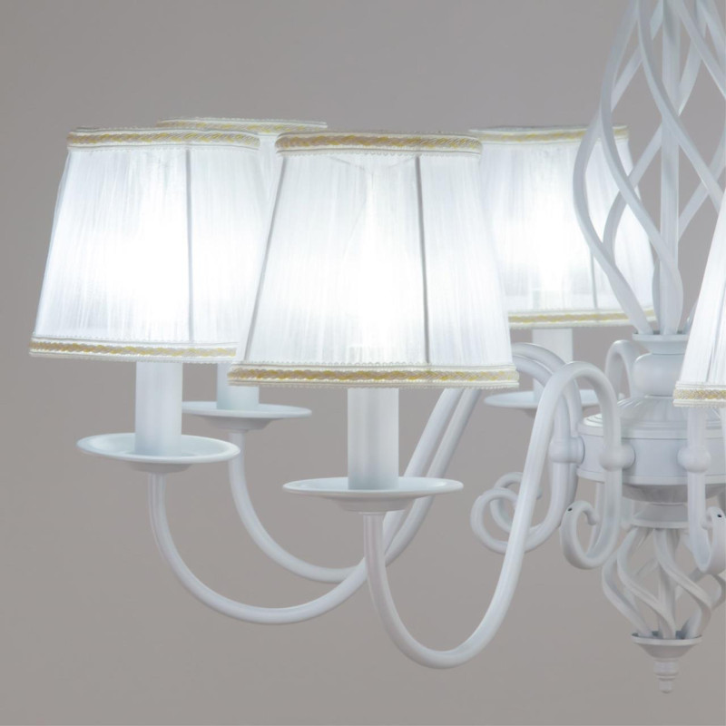 Люстра Citilux CL427180, диаметр 79 см, белый