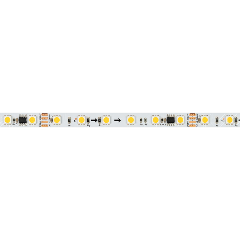 Лента SPI-B60-10mm 24V Warm2700-PX6-RAM (15 W/m, IP20, 5060, 5m) (Arlight, бегущий огонь) 039041. Цена указана за 5 метров. Продается кратно 5 метрам.