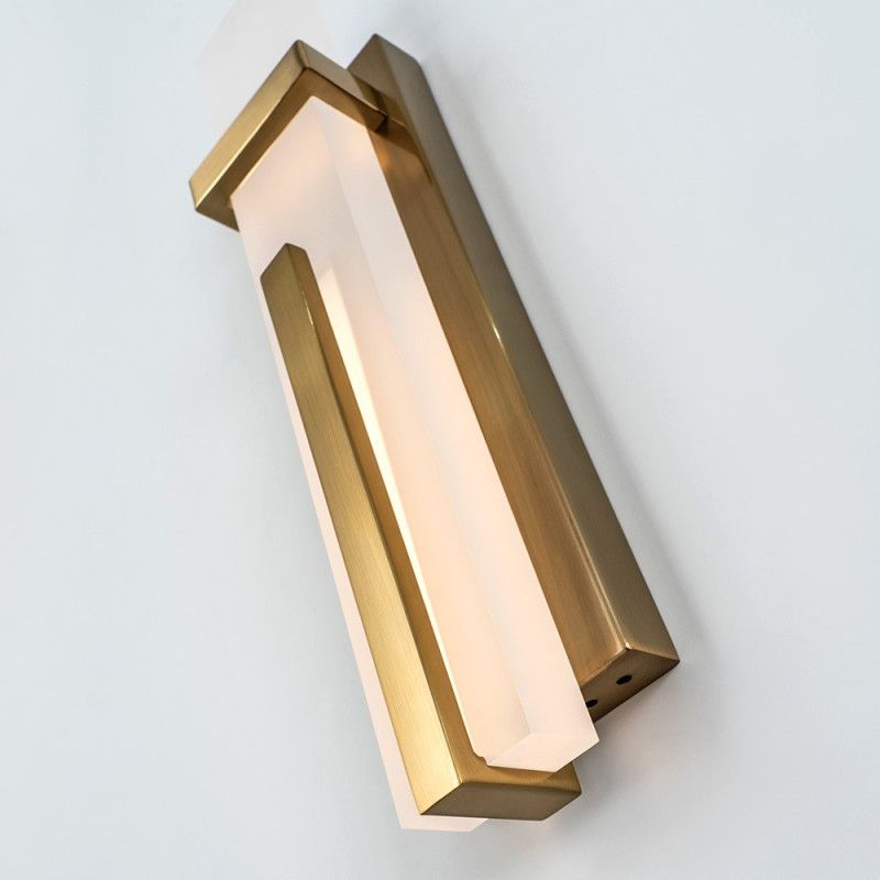 Настенный светильник 40*10,5*7 см, LED 3W 4000K MODELUX ML.547.400 BS латунь